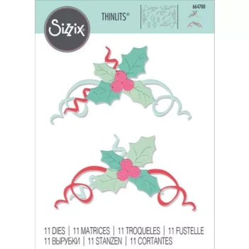 Sizzix Die Thinlits Boughs of Holly 664700