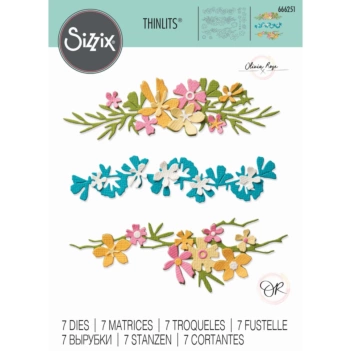 Matrice de découpe Thinlits Woodland Borders Sizzix 666251