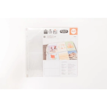 Lot de 10 pochettes de protection 4 "x6" We R Makers 30x30cm