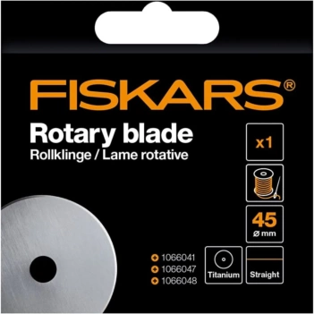 Replacement titanium blade for Fiskars rotary cutter Ø45mm