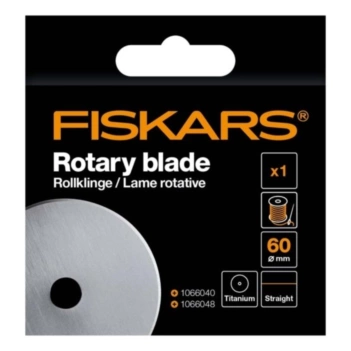 Replacement titanium blade for Fiskars rotary cutter Ø60mm