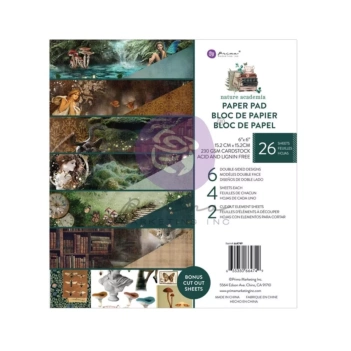 Prima Marketing Nature Academia Scrapbooking Set 15x15cm
