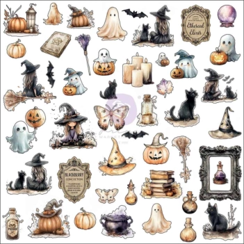 Die-Cuts Ephemera Bewitched Prima Marketing 