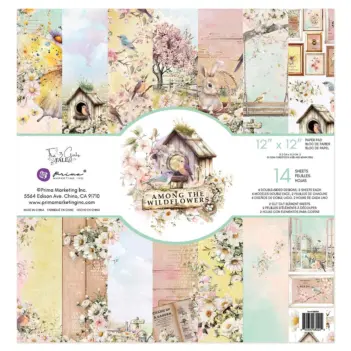 Scrapbooking Set Unter den Wildblumen Prima Marketing 30x30cm