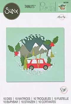 Sizzix Die Thinlits Winter Woodland 665340
