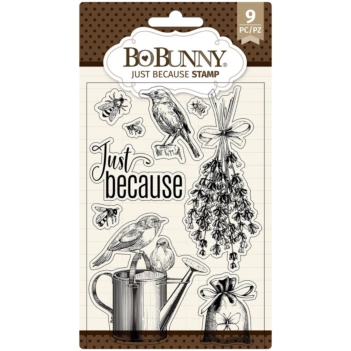 SUPER SALE **30%** Clear Stamp Set Just Because BoBunny