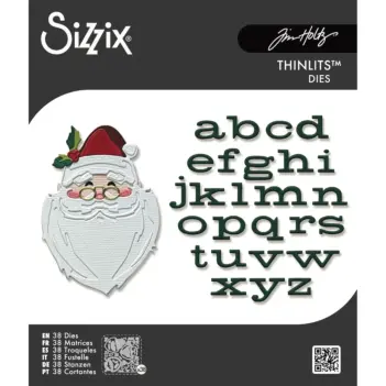 Snijmallen 'Vault Letter to Santa' van Tim Holtz voor Sizzix