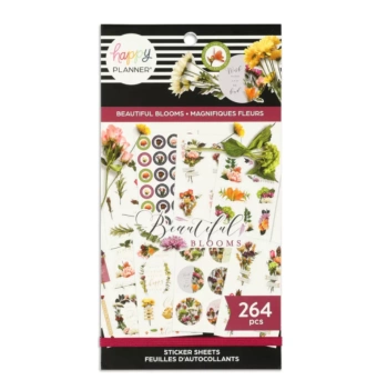 Super Pack Adesivos Beautiful Blooms Happy Planner