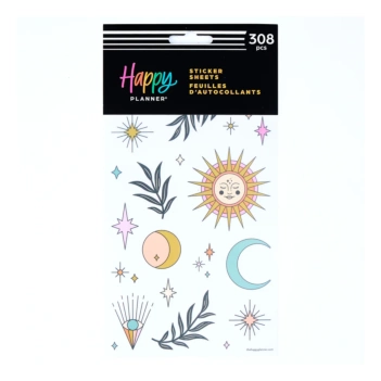 Set 10 hojas Stickers Blooming Bouquet Happy Planner