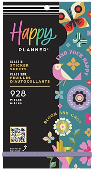 Super Pack Stickers Forest Flowers Happy Planner