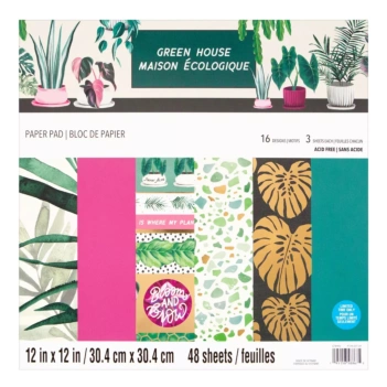 Scrapbooking Set Green House Craft Smith 30x30cm