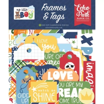 Die-cuts ephemera Frames & Tags My Little Boy Echo Park