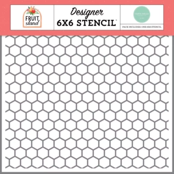 Pochoir Sweet As Honeycomb Fruit Stand Carta Bella