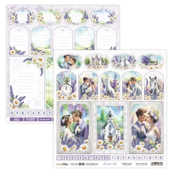 Papel Elements Lavender Love Scrap Boys 30x30cm