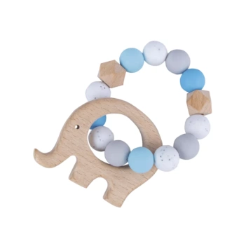 Rayher Houten Speelring Olifant Blauw

