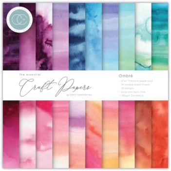 Set de scrapbooking Ombre Craft Consortium 20x20cm