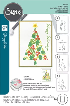 Troquel Thinlits Star Bright Sizzix