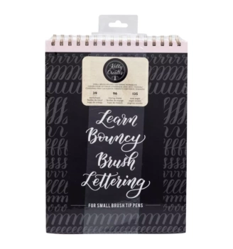 Cuaderno para caligrafía vibrante con pincel fino Kelly Creates