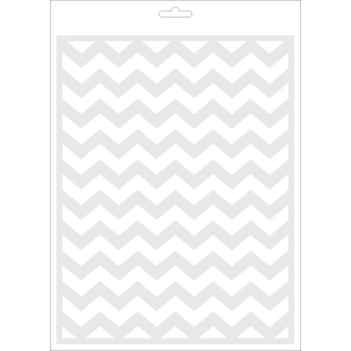 Szablon American Crafts Chevron Szablon 8.5 "x11"
