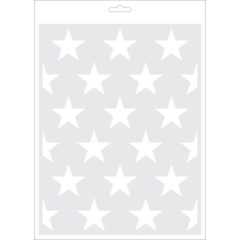 Szablon Stars American Crafts 8,5 x 11 cali