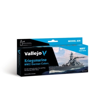 Zestaw 8 farb modelarskich 615 Kriegsmarine WWII German Colors Navy Vallejo 17ml