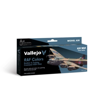 Zestaw 8 farb modelarskich RAF Bomber Air War Vallejo 17ml