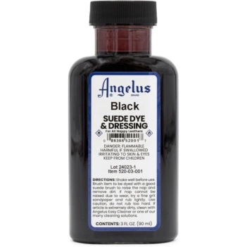 Angelus schwarzer Wildlederfarbstoff 90ml