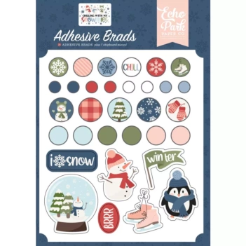 Cardstock stickers Chilling With My Snowmies Echo Park 30x30cm