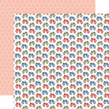 Papel Winter Floral Chilling With My Snowmies Echo Park 30x30cm