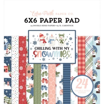 Kit de Scrapbooking Chilling With My Snowmies Echo Park 30x30cm