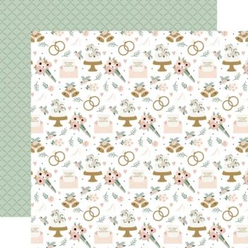 Papel Wedding Day Details Marry Me Echo Park 30x30cm