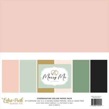 Kit de Scrapbooking Marry Me Echo Park 30x30cm