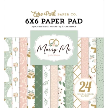 Kit de Scrapbooking Marry Me Echo Park 30x30cm