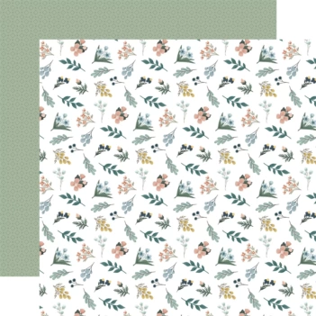 Papel Winter Day Flakes Winter Wonderland Carta Bella 30x30cm