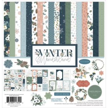 Carta Bella Winter Wonderland Scrapbooking Set 30x30cm