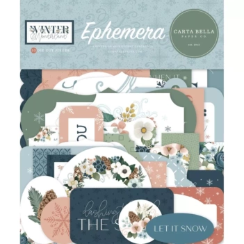 Die-cuts Ephemera Winter Wonderland Carta Bella