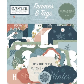 Die-cuts Ephemera Winter Wonderland Carta Bella