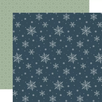 Papel Mixed Flowers Winter Wonderland Carta Bella 30x30cm