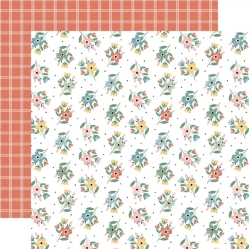 Papel Sweet Flowers Our Happy Place Echo Park 30x30cm