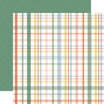 Papel Favorite Plaid Our Happy Place Echo Park 30x30cm