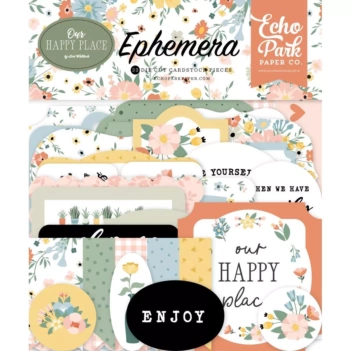 Die-Cuts Ephemera Our Happy Place Echo Park