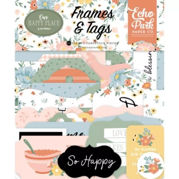 Die-Cuts Frames & Tags Our Happy Place Echo Park
