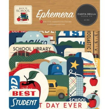 Carta Bella Back to School Die-Cuts Ephemera 