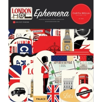 Carta Bella London Die-Cuts Ephemera 