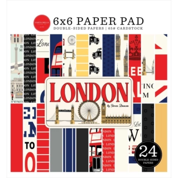 Carta Bella London Scrapbooking Set 15x15cm