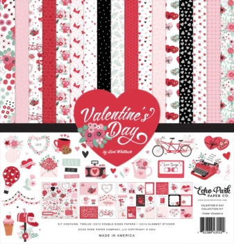 Kit de scrapbooking Valentine's Day Echo Park 30x30cm