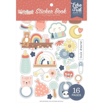 Livre d'autocollants Baby on Board Girl Echo Park