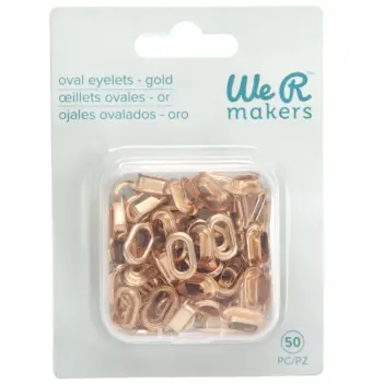 We R Makers Ovale Ösen Gold