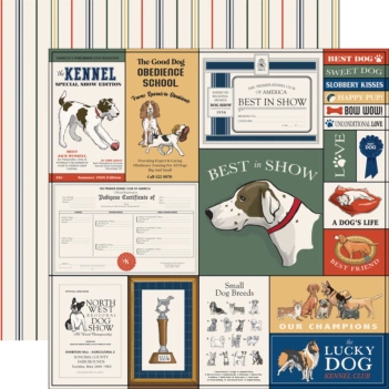 Multi Journaling Cards Papel Best In Show Carta Bella 30x30cm