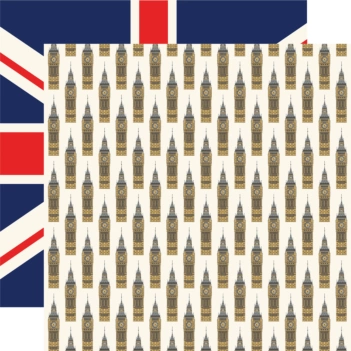 Carta Bella London Papier Big Ben 30x30cm